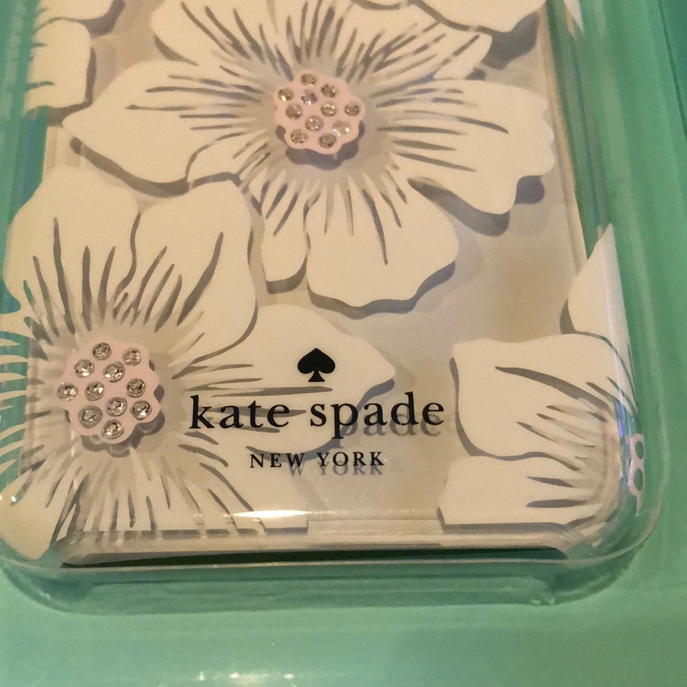 Kate spade iPhone 7 6 white floral case hardshell - Picture 7 of 7